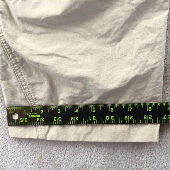 Columbia Womens Capri Pants Medium Outdoors Straight Leg Casual Cropped Tan - Picture 8 of 14